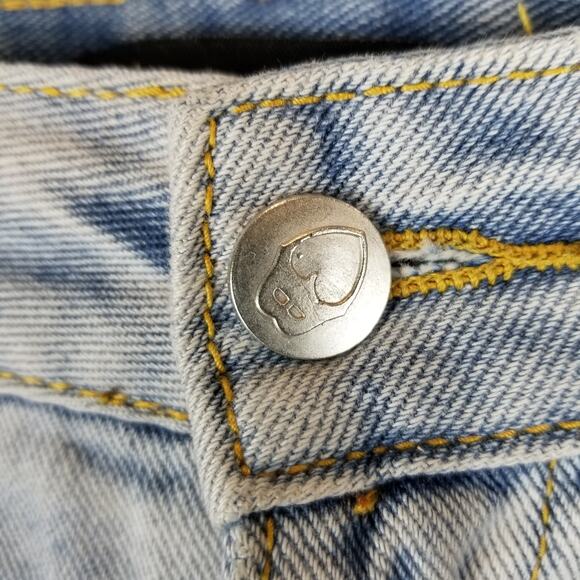 Nasty Gal Denim Distressed High Rise Jeans Size 12 - Picture 6 of 7